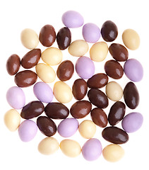 Image showing Chocolate almonds