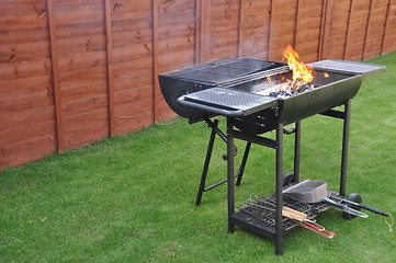 Image showing Outdoor barbecue grill