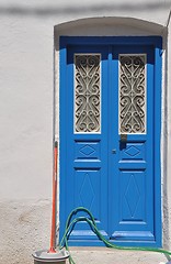 Image showing Greek door