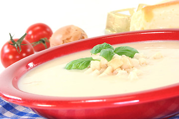 Image showing Cheese soup