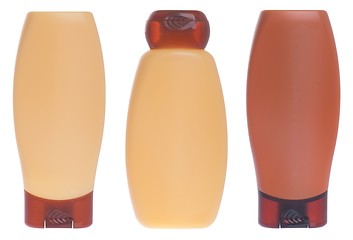 Image showing Shampoo and conditioner bottles