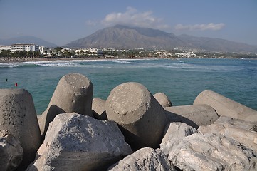 Image showing Puerto Banus beach