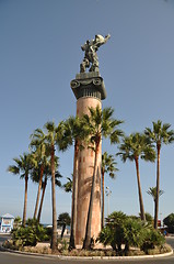 Image showing Victory statue in Puerto Banus