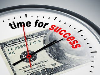 Image showing time for success