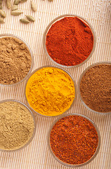 Image showing Indian spices