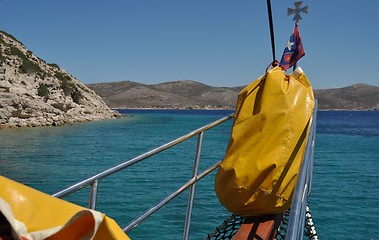 Image showing Boat cruising