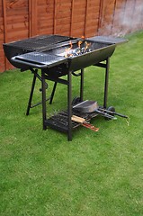 Image showing Outdoor barbecue grill