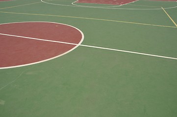 Image showing Basketball court