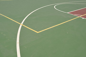 Image showing Basketball court