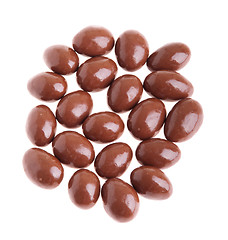 Image showing Chocolate almonds