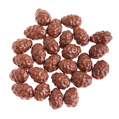 Image showing Chocolate almonds