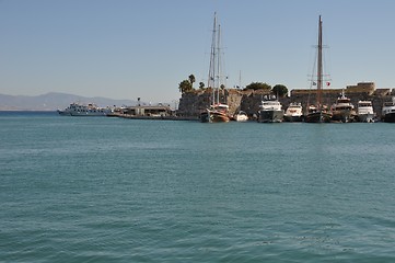 Image showing Kos harbour