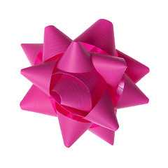 Image showing Pink gift bow