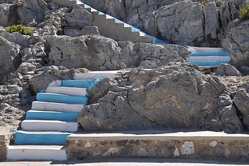 Image showing Greece stairs