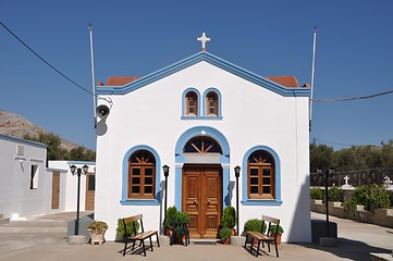 Image showing Greek church