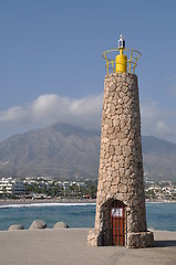Image showing Puerto Banus lighthouse