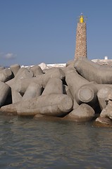 Image showing Puerto Banus lighthouse