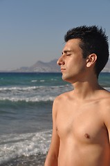 Image showing Man at the beach