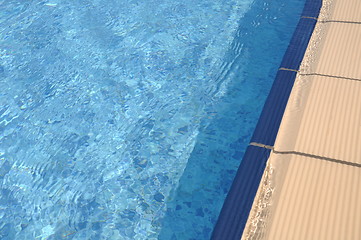 Image showing Swimming pool side