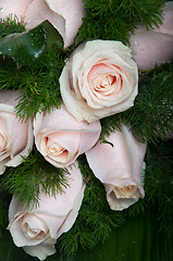 Image showing Pink roses bouquet