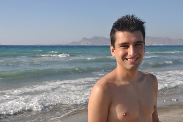 Image showing Man at the beach