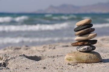 Image showing Pebble stack