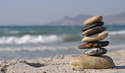 Image showing Pebble stack
