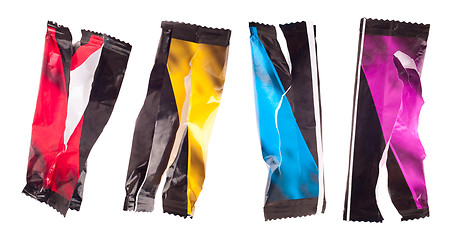 Image showing Ice cream packaging bags