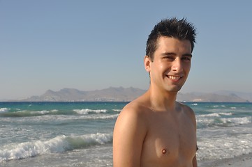 Image showing Man at the beach