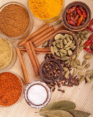 Image showing Spices and herbs