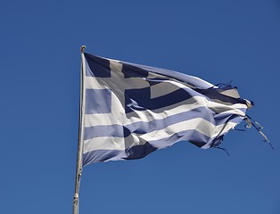 Image showing Greek flag