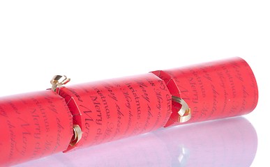 Image showing Christmas cracker