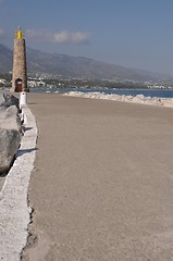 Image showing Puerto Banus lighthouse