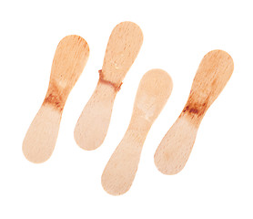 Image showing Ice cream sticks