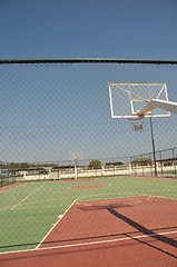 Image showing Basketball court