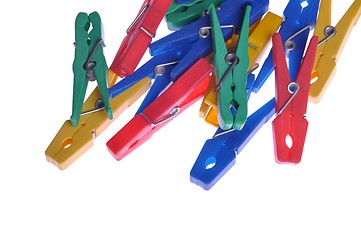 Image showing Clothes pegs