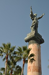 Image showing Victory statue in Puerto Banus