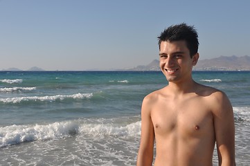 Image showing Man at the beach