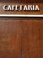 Image showing Coffee house sign