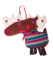 Image showing Christmas reindeer decoration