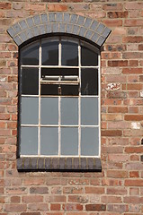 Image showing Brick wall window