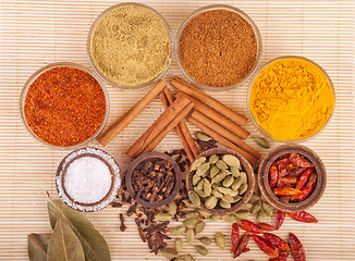 Image showing Spices and herbs