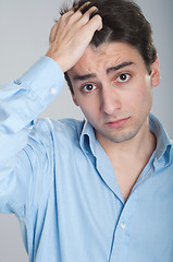 Image showing Worried business man