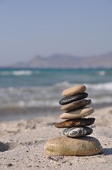 Image showing Pebble stack