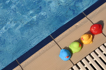 Image showing Rubber ducks