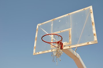 Image showing Basketball hoop