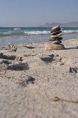 Image showing Pebble stack