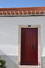 Image showing Portuguese house door