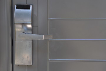 Image showing Hotel door handle