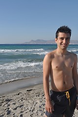 Image showing Man at the beach